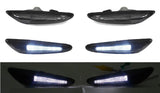 2002-2005 Bmw E46 4d/5d Depo White Led Light Bar Smoke Side Marker