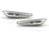 2002-2005 Bmw E46 4d/5d Depo White Led Light Bar Smoke Side Marker