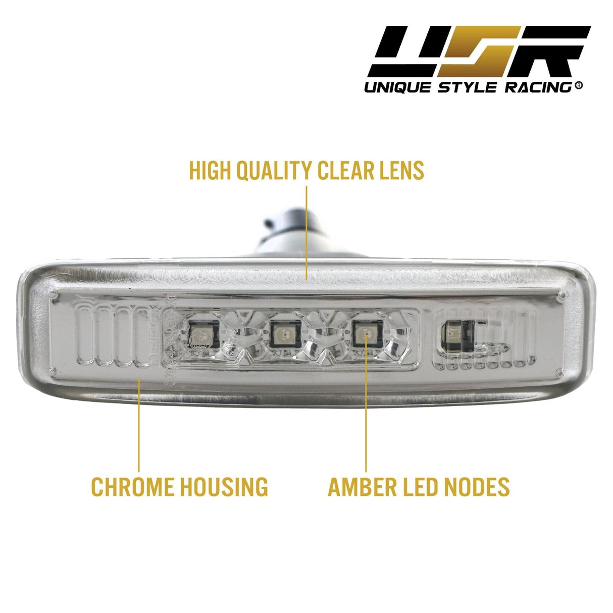 1997-2003 BMW E39 Smoke LED Amber Side Marker Lights