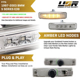 1997-2003 BMW E39 Smoke LED Amber Side Marker Lights
