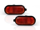 1992-1995 Honda Civic Eg Flat Type Jdm Amber Side Marker Lights Set