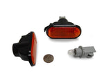 1992-1995 Honda Civic Eg Flat Type Jdm Amber Side Marker Lights Set