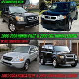 2006-2008 Honda Pilot Smoke Fender Side Marker