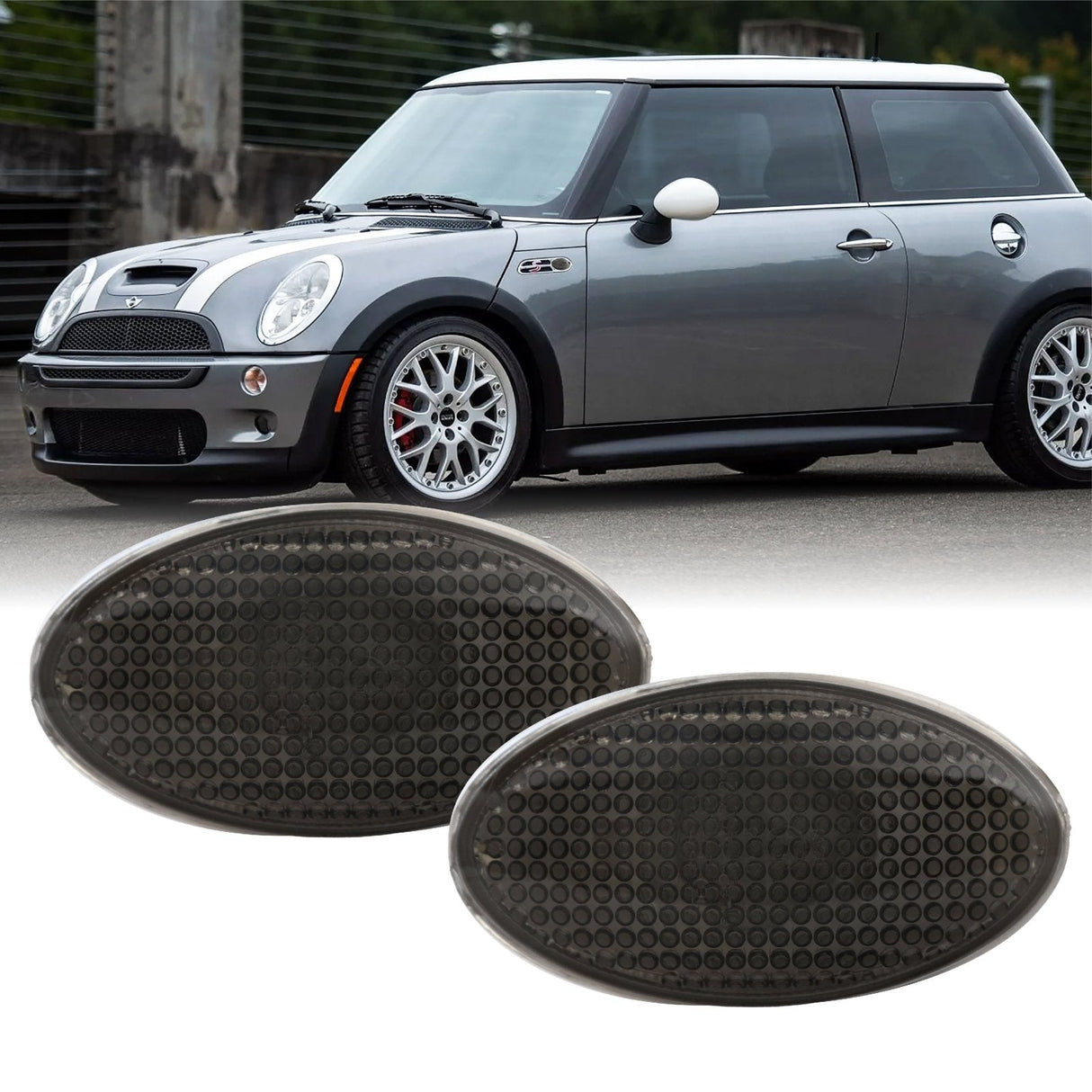 2001-2006 Mini Cooper Smoke Fender Side Marker Set