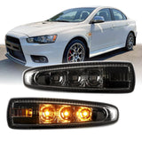 2008-2016 Mitsubishi Lancer Smoke Amber LED Side Marker Lights