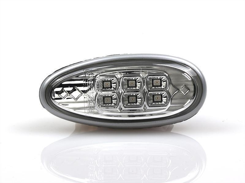 2003-2006 Mitsubishi Lancer Evo Smoke Amber LED Side Marker Lights