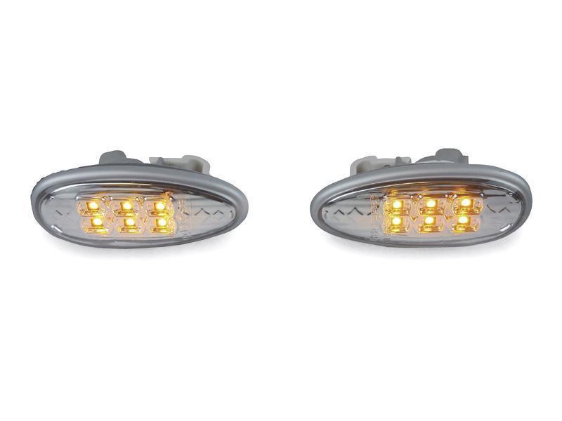 2003-2006 Mitsubishi Lancer Evo Smoke Amber LED Side Marker Lights