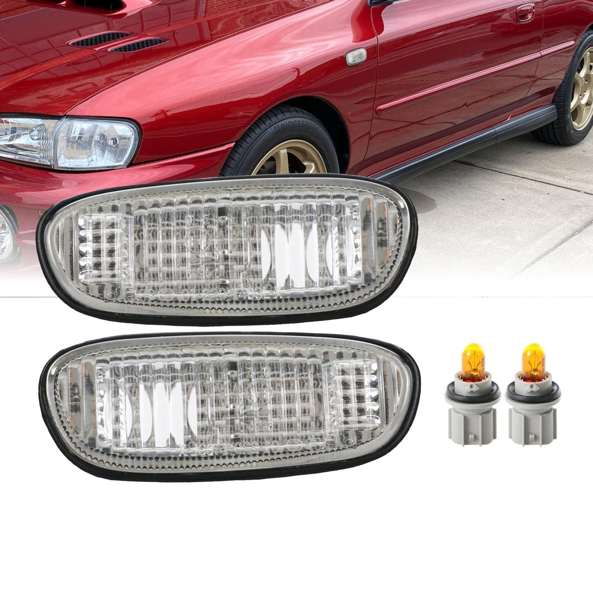 1995-2001 Subaru Impreza Crystal Clear Side Marker Lights