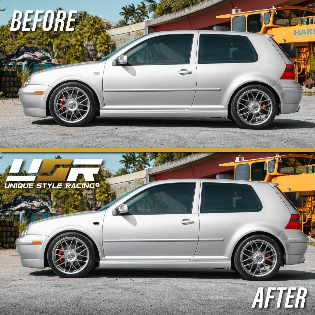 VW Golf GTI Jetta Passat Black Fender Side Marker Lights