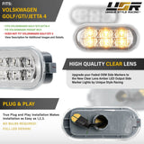 Volkswagen Golf GTI Jetta Passat Smoke Amber LED Side Marker Lights