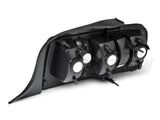 Raxiom Coyote Tail Lights; Black Housing; Smoked Lens (05-09 Mustang)
