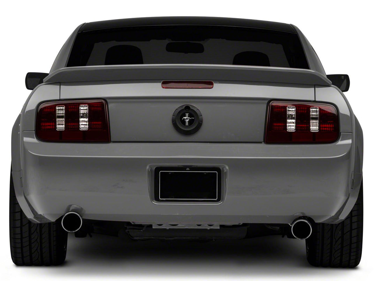 Raxiom Coyote Tail Lights; Black Housing; Smoked Lens (05-09 Mustang)