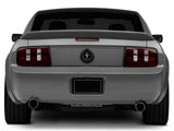 Raxiom Coyote Tail Lights; Black Housing; Smoked Lens (05-09 Mustang)