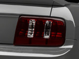 Raxiom Coyote Tail Lights; Black Housing; Smoked Lens (05-09 Mustang)