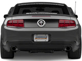 Raxiom Aero Tail Lights; Black Housing; Smoked Lens (10-12 Mustang)