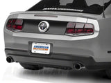 Raxiom Aero Tail Lights; Black Housing; Smoked Lens (10-12 Mustang)