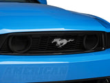 SpeedForm Fog Light Covers; Smoked (10-12 Mustang GT)