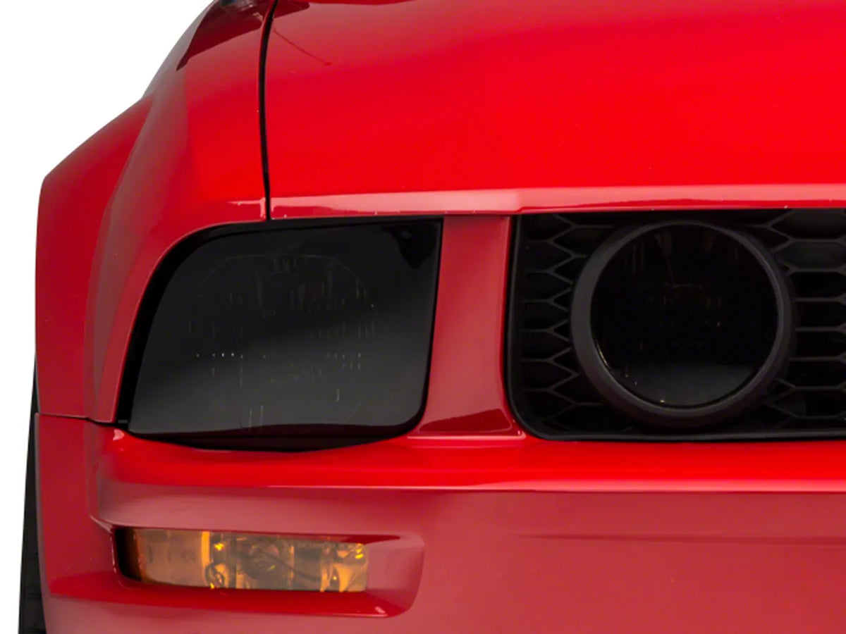 SEC10 Fog Light Tint; Smoked (05-12 Mustang GT)
