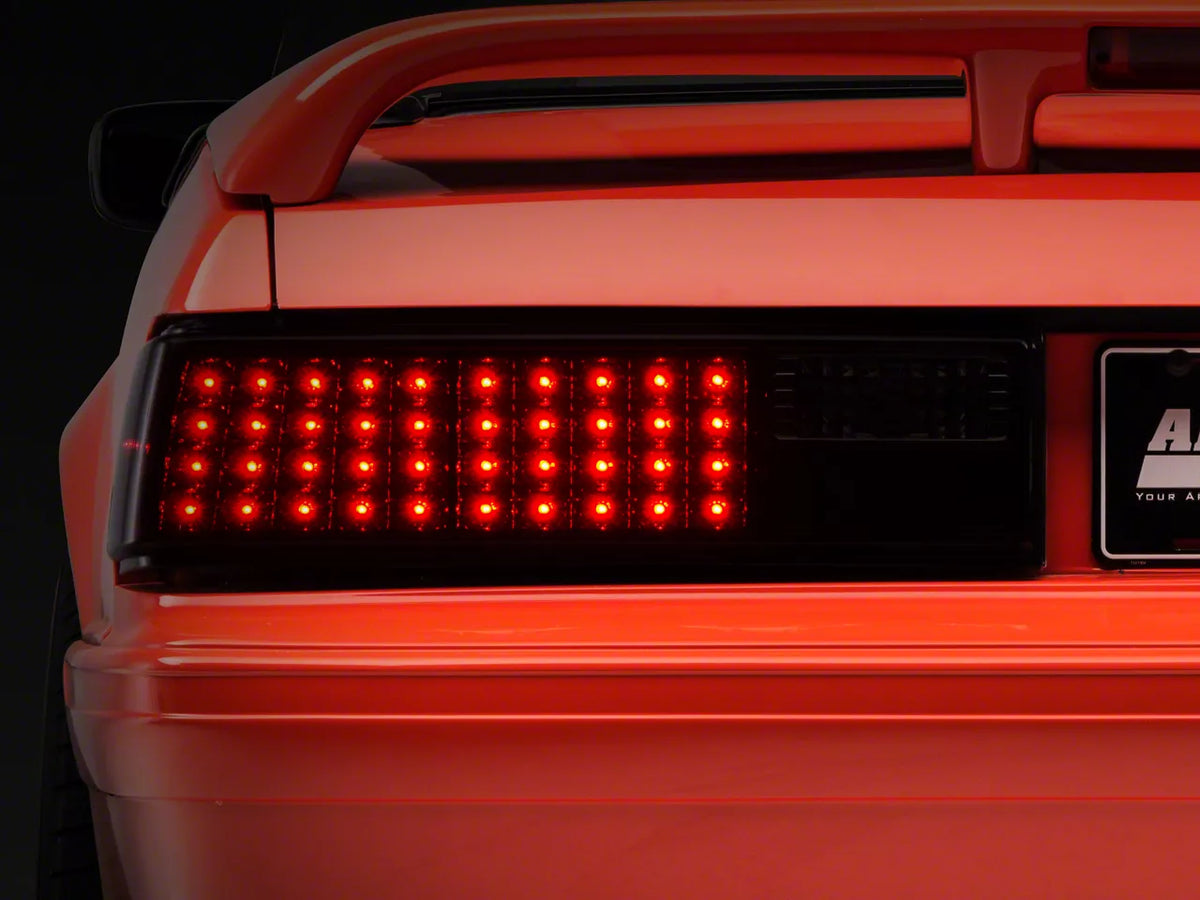 Raxiom Axial Series Smoked Led Tail Lights (87-93 Mustang)