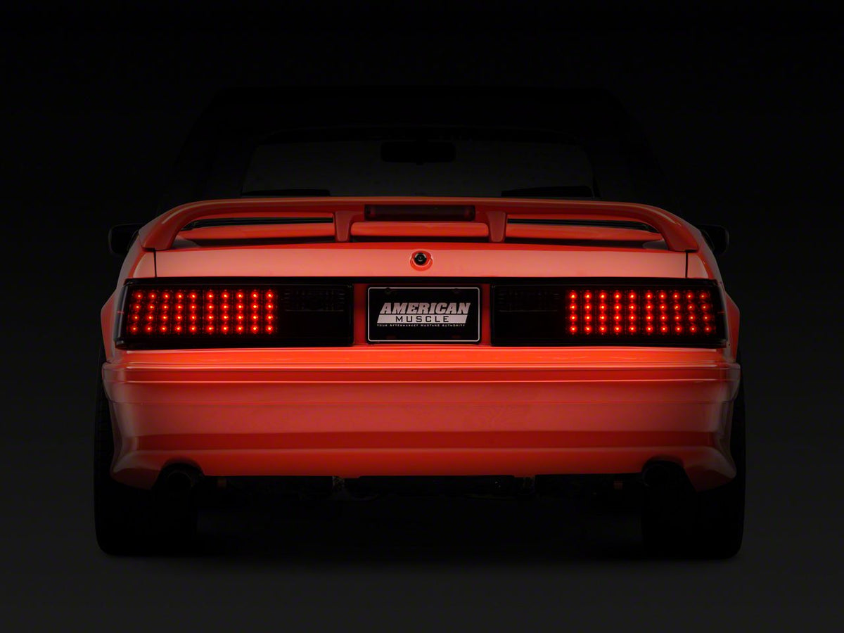 Raxiom Axial Series Smoked Led Tail Lights (87-93 Mustang)