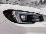 Smoked or Black Out Headlight Overlays V2 - 2015-2021 WRX / STI