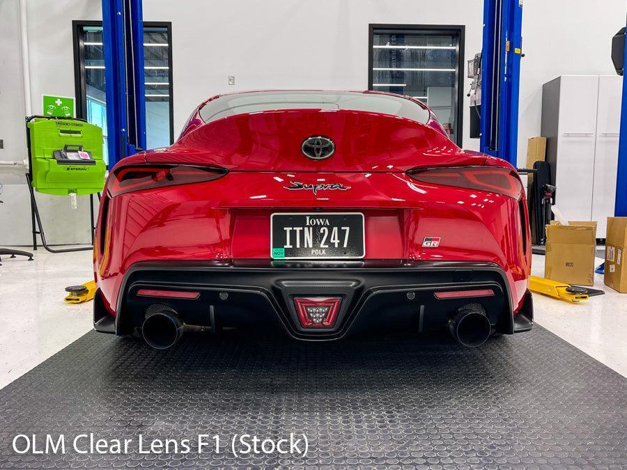 Smoked or Red Aftermarket F1 Overlay - 2020+ Supra