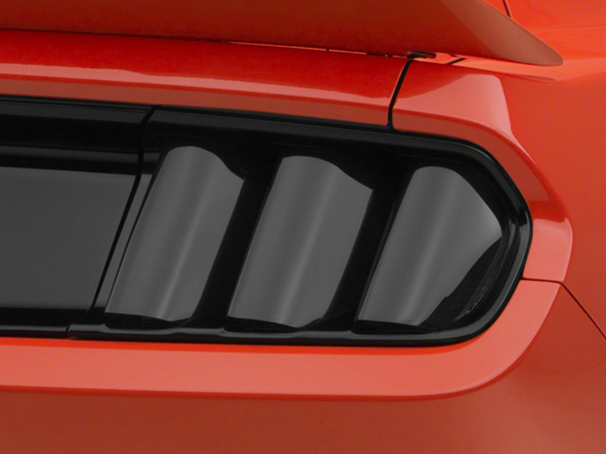Speedform Tail Light Covers; Smoked (15-17 Mustang; 18-20 Mustang Gt350)