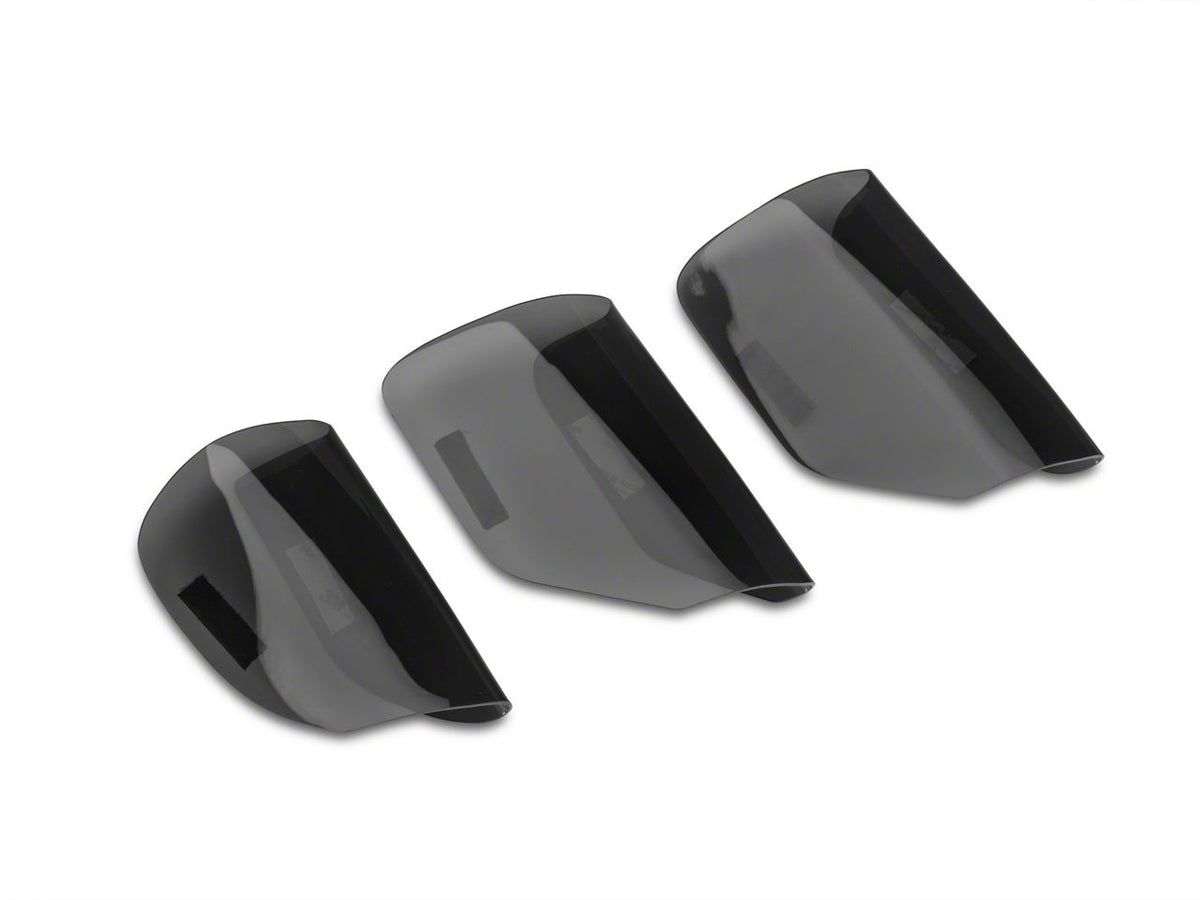 Speedform Tail Light Covers; Smoked (15-17 Mustang; 18-20 Mustang Gt350)
