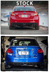 Smoked Tail Light Overlays (Dark, Light, Red, or Yellow) for 2015-2020 Subaru WRX / STI