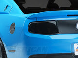 Speedform Tail Light Covers; Smoked (10-12 Mustang)