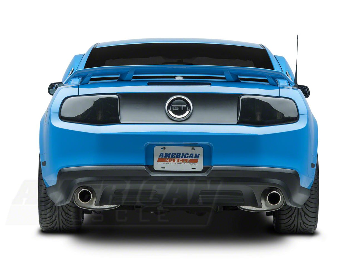 Speedform Tail Light Covers; Smoked (10-12 Mustang)