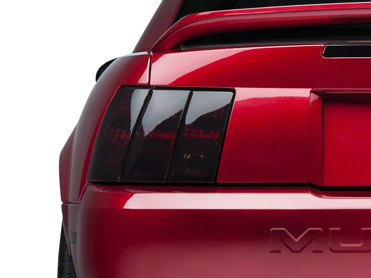 Speedform Headlight Covers; Smoked (99-04 Mustang)