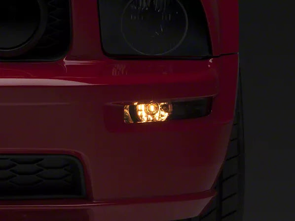Raxiom Tail Lights And Sequential Tail Light Kit; Black Housing; Smoked Lens (05-09 Mustang)