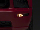 Raxiom Coyote Tail Lights; Black Housing; Smoked Lens (05-09 Mustang)