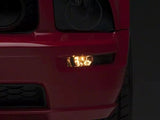 Raxiom Projector Headlights; Black Housing; Clear Lens (05-09 Mustang W/ Factory Halogen Headlights, Excluding Gt500)
