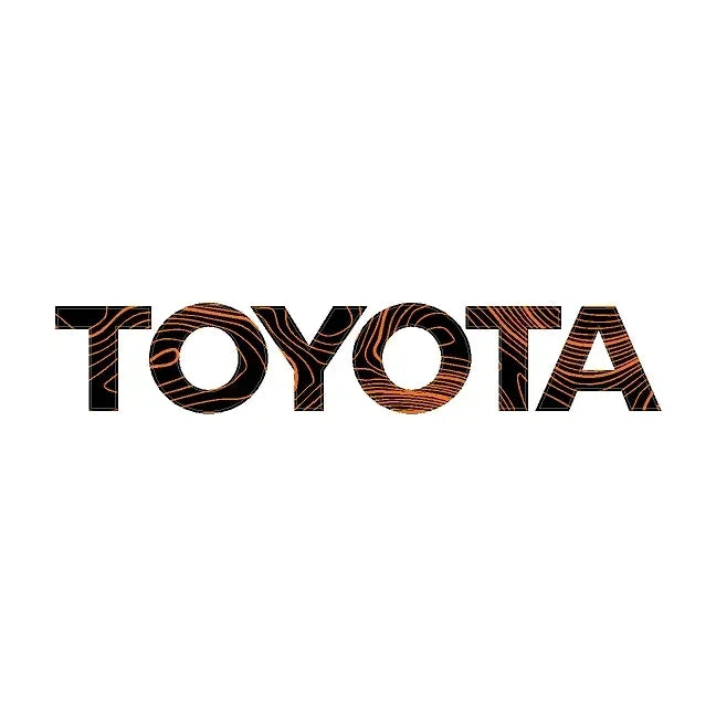 "TOYOTA" Topo Front Grille Emblem Kit - 2024+ Land Cruiser  / 07-14 FJ Cruiser