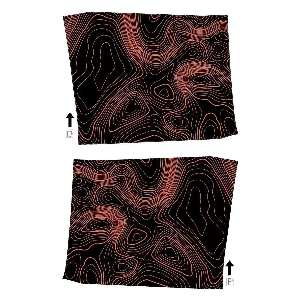 Topographic FRONT Door Armrest Panel Protection - 2024+ Tacoma / 2025+ 4Runner