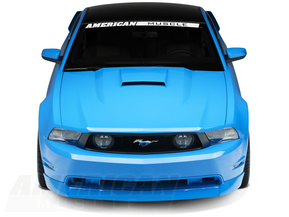 SEC10 Solid Roof Decal; Gloss Black (05-14 Mustang)