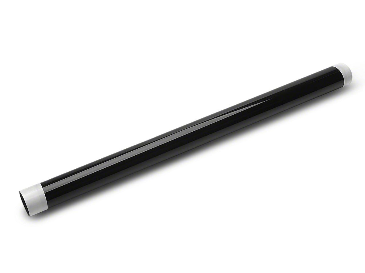 SEC10 Solid Roof Decal; Gloss Black (05-14 Mustang)
