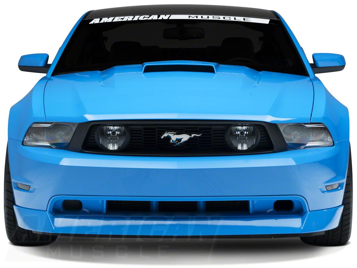 SEC10 Solid Roof Decal; Matte Black (05-14 Mustang)
