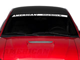 SEC10 Solid Roof Decal; Matte Black (94-04 Mustang)