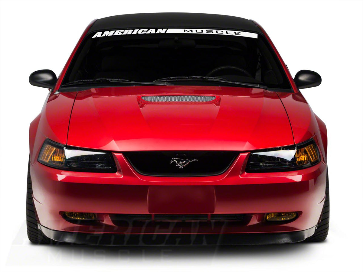 SEC10 Solid Roof Decal; Matte Black (94-04 Mustang)
