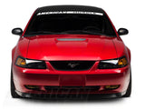 SEC10 Solid Roof Decal; Matte Black (94-04 Mustang)