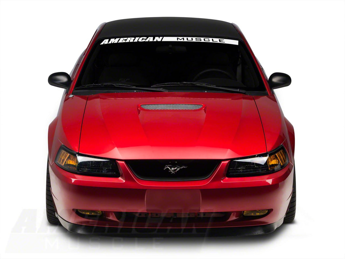 SEC10 Solid Roof Decal; Matte Black (94-04 Mustang)