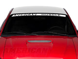 SEC10 Solid Roof Decal; White (94-04 Mustang)