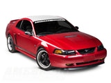 SEC10 Solid Roof Decal; White (94-04 Mustang)