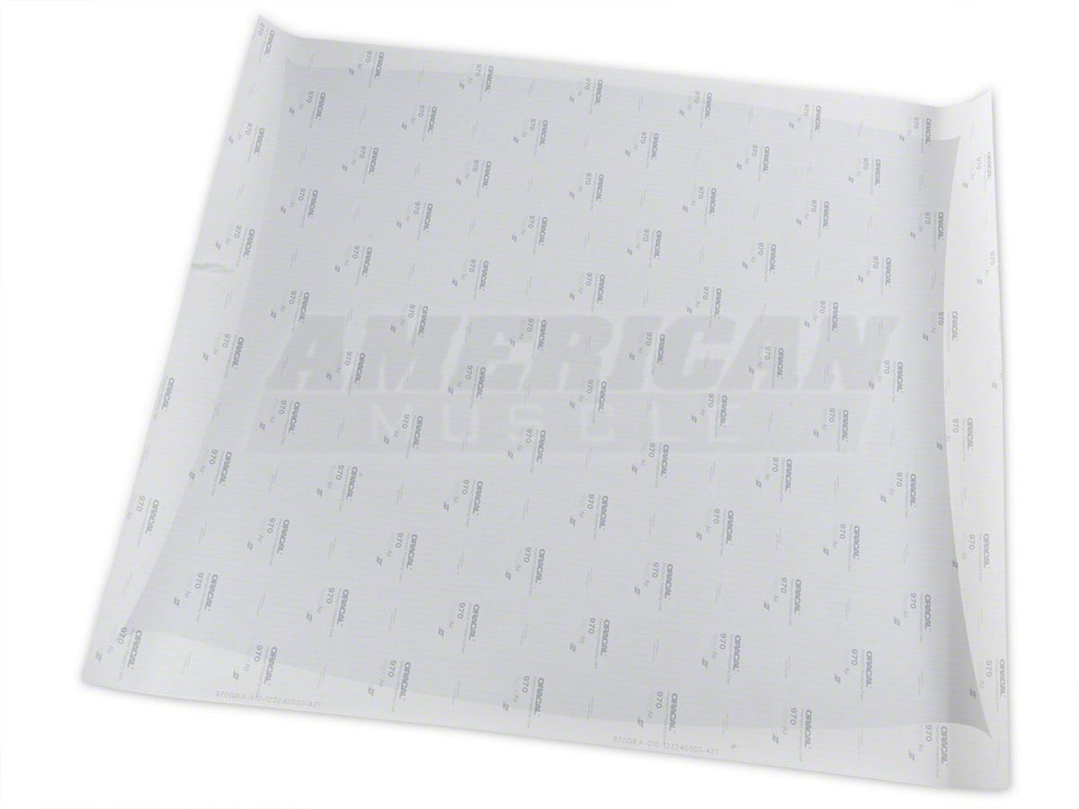 SEC10 Solid Roof Decal; White (94-04 Mustang)