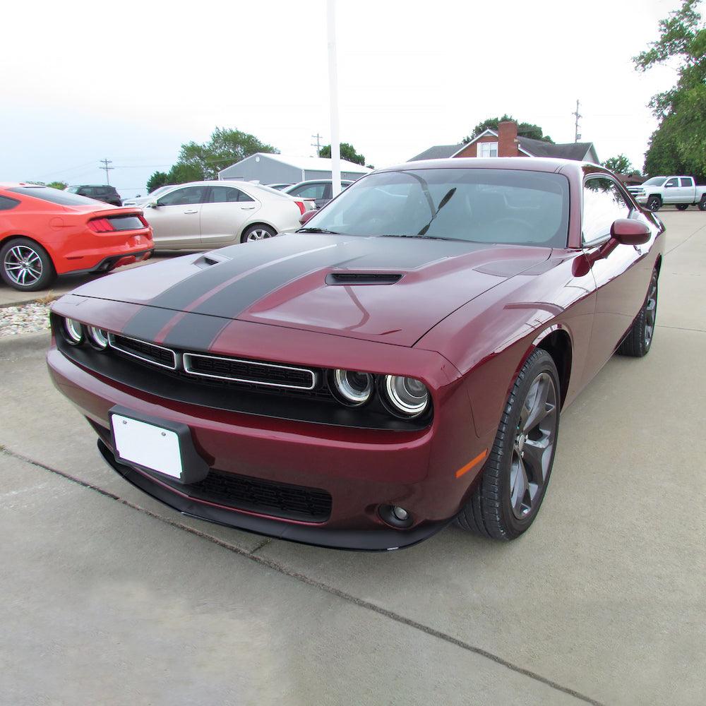 Spec-D Lower Front Bumper Lip Dodge Challenger SXT (2015-2021) Black