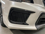 Special Edition Dark Smoke Carbon Fiber JDM DRL Bezel Overlays - 2018-2021 WRX / STI