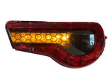 Special Edition Dark Smoke Honeycomb Tail Light Overlays - 2017-2021 Toyota 86 / Subaru BRZ